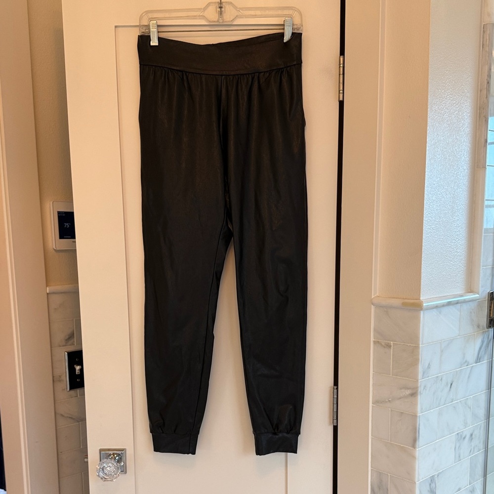 Commando Black Faux Leather Leggings